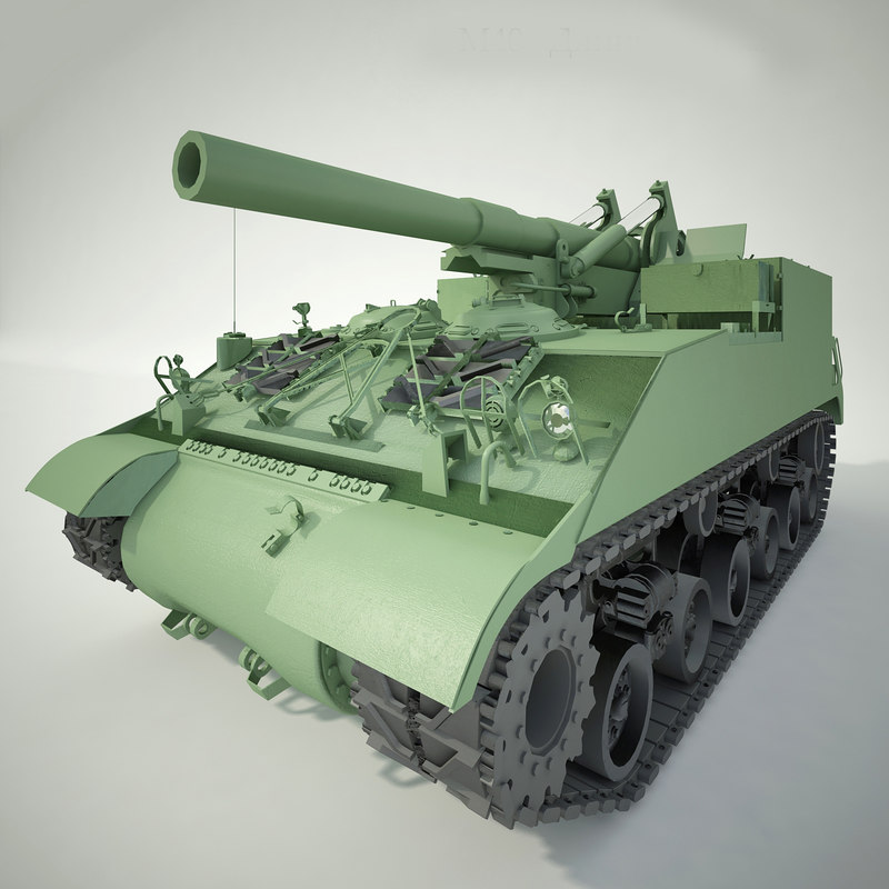 tank m40 3d model