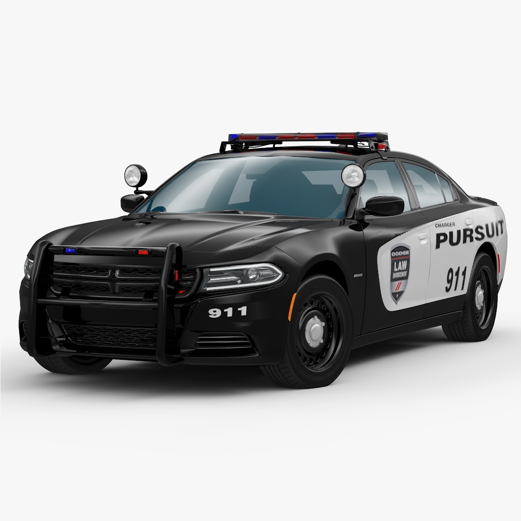 道奇charger 2015警察3d模型
