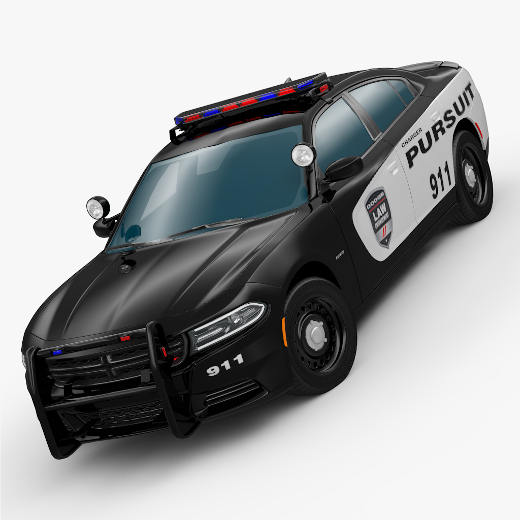 道奇charger 2015警察3d模型