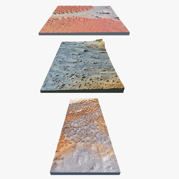 采集沙丘3d模型