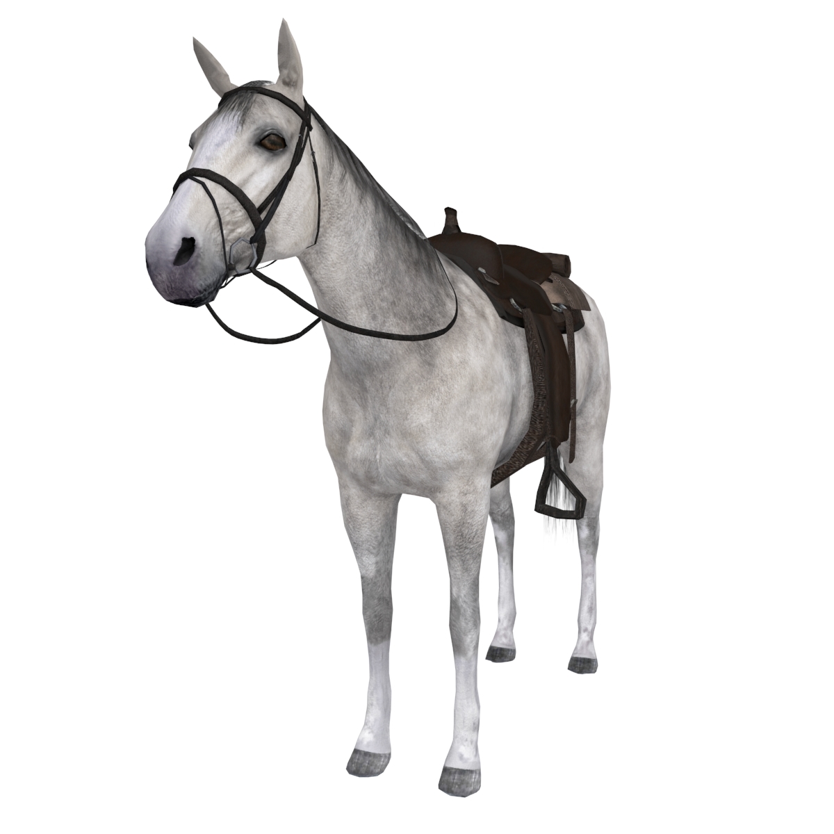 3d max pack wild west horse saddle