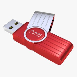 flash drive 3d model