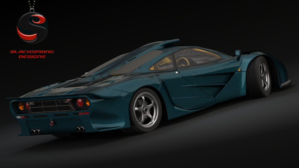 3d model mclaren f1 gt 1998