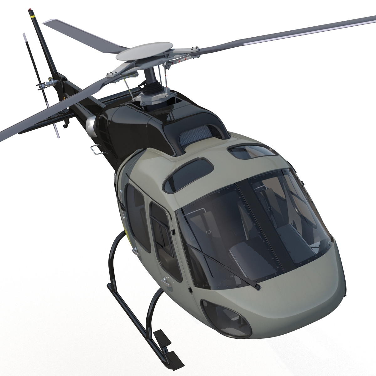 eurocopter as355 f private helicopter rigged