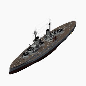 dreadnought battleship koenig class 3d max