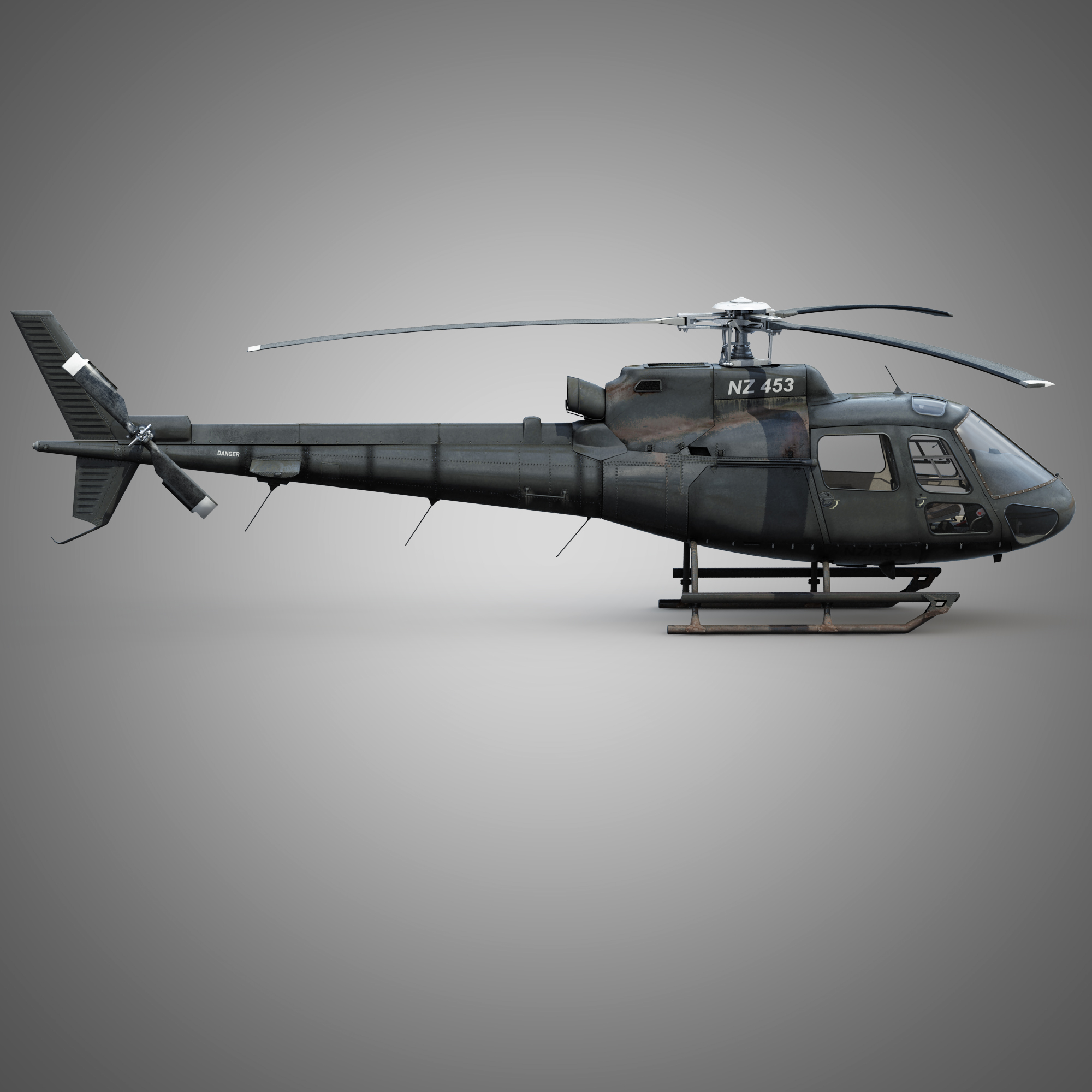 3d eurocopter h125 private