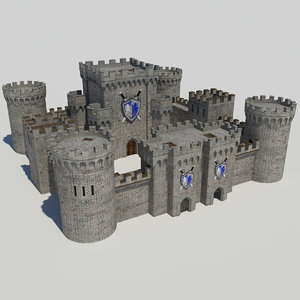 - medieval castle 1 3d x