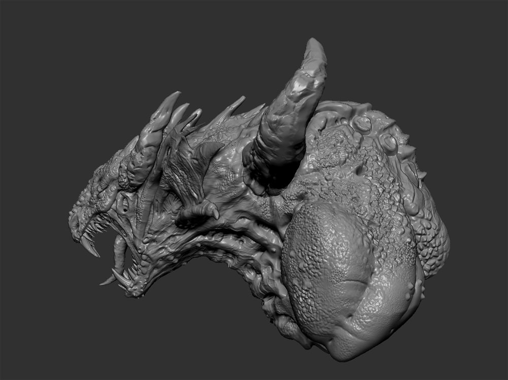 dragon head 3d model