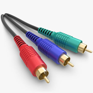 component cable 3d max