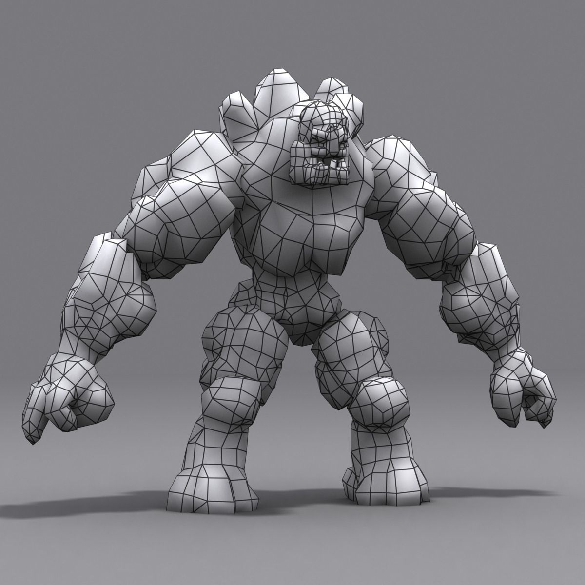 3d Model Elemental Golems