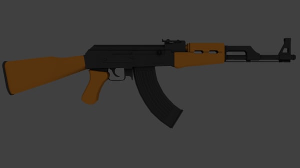 47 3. АК 47 Blender. Blender ak47. Автомат AK 47 Blender. 3д модель АК 47 из КС го.