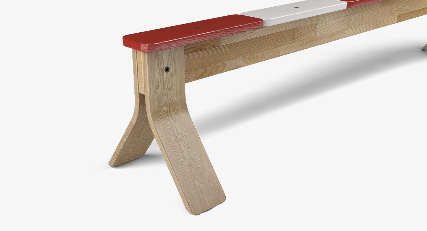 ikea balance bench 3d model