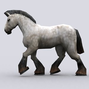 3ds fantasy animal - horse