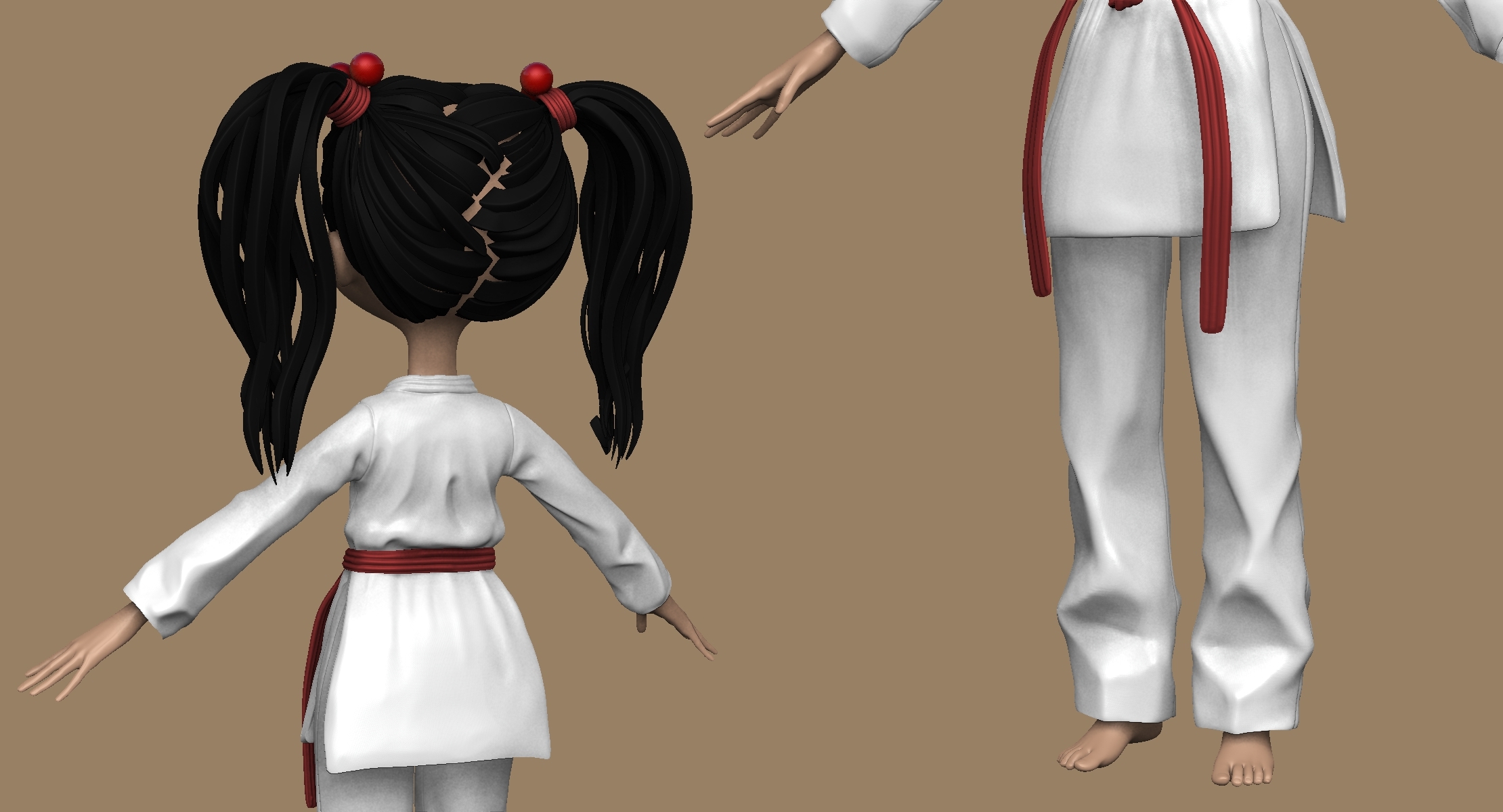 lottie doll karate