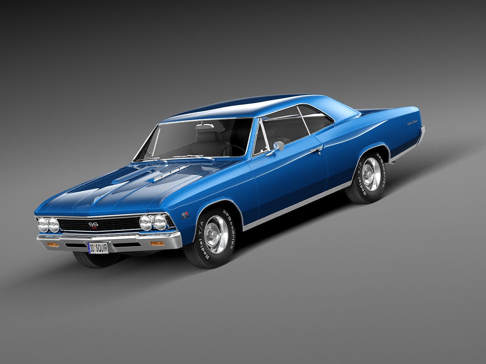 雪佛兰chevelle ss 19663d模型