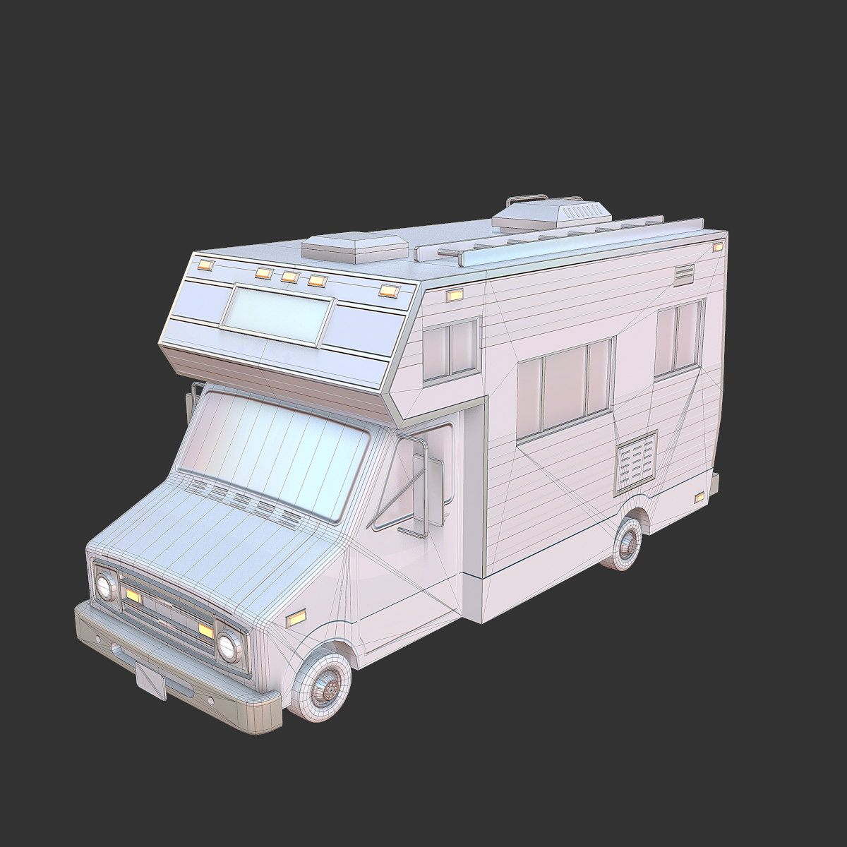 dodge motorhome 3d model