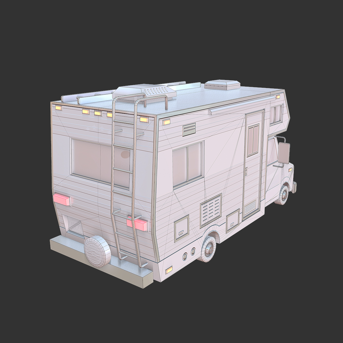 dodge motorhome 3d model