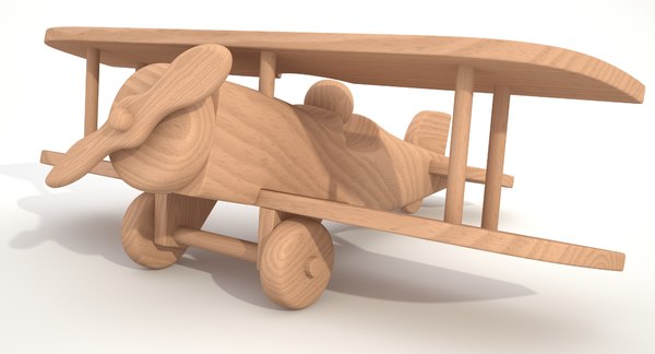 toy wooden airplane