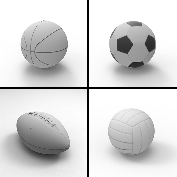 sport ball 3d max