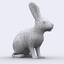 3d model wild animal - hare