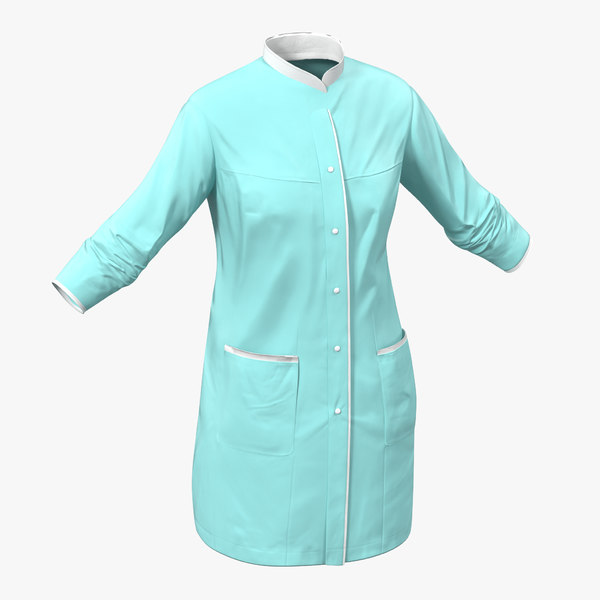 female surgeon dress 5 3d c4d