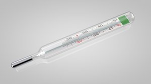 3d model thermometer classic