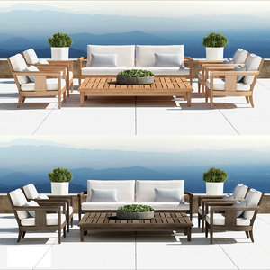 outdoor furniture coronado 3d model