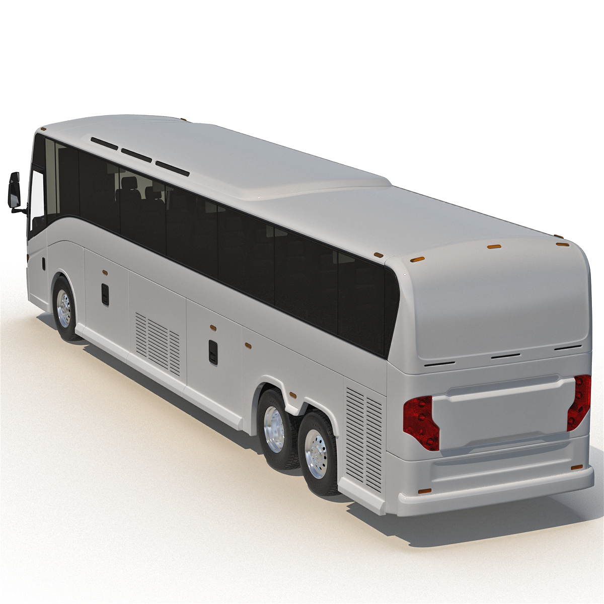 charter bus 3d model