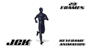 Man Jogging Start Loop Stop