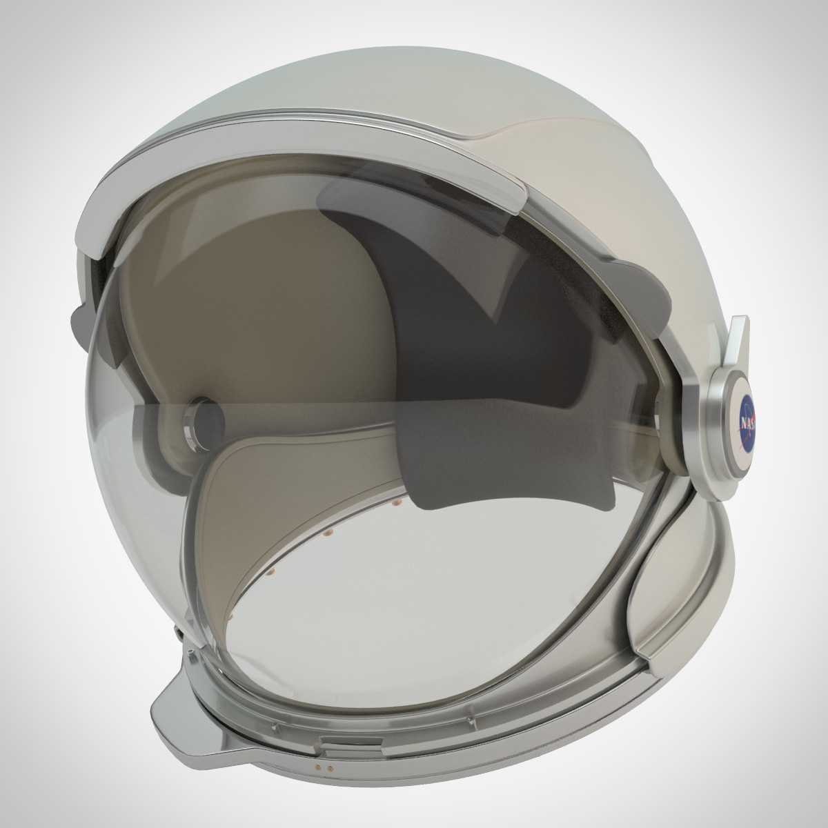 3d astronaut helmet model