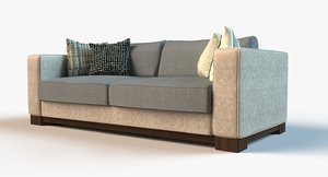 3d lounge sofa model