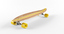 3d model of longboard 42 inch