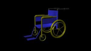 wheel chair 3d ma