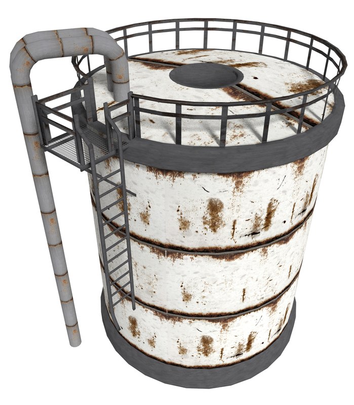 oil tank 3d model