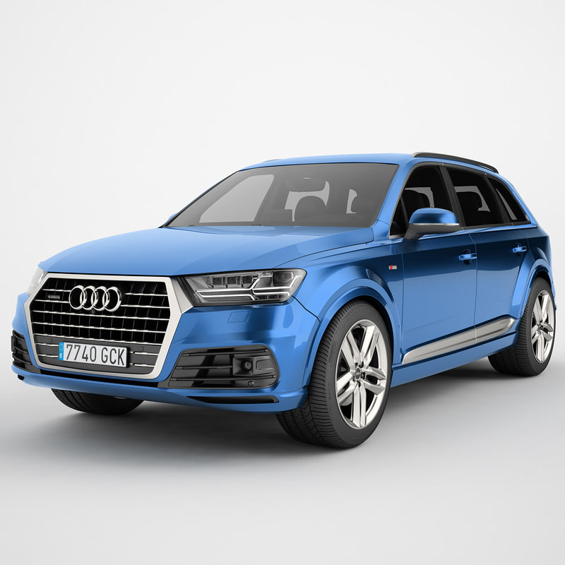 3d audi q7 2016