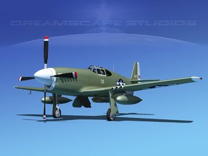 p-51b mustang p-51 north american 3ds