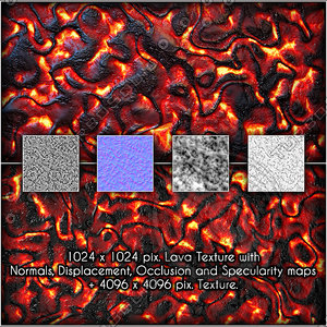 2 Types of HQ Lava / Magma Textures