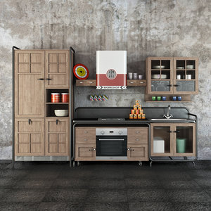 3d kitchen model