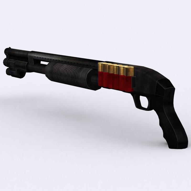 Gun Mossberg Shotgun D Model Turbosquid My Xxx Hot Girl