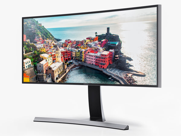 samsung 34 curved screen monitor 3d max