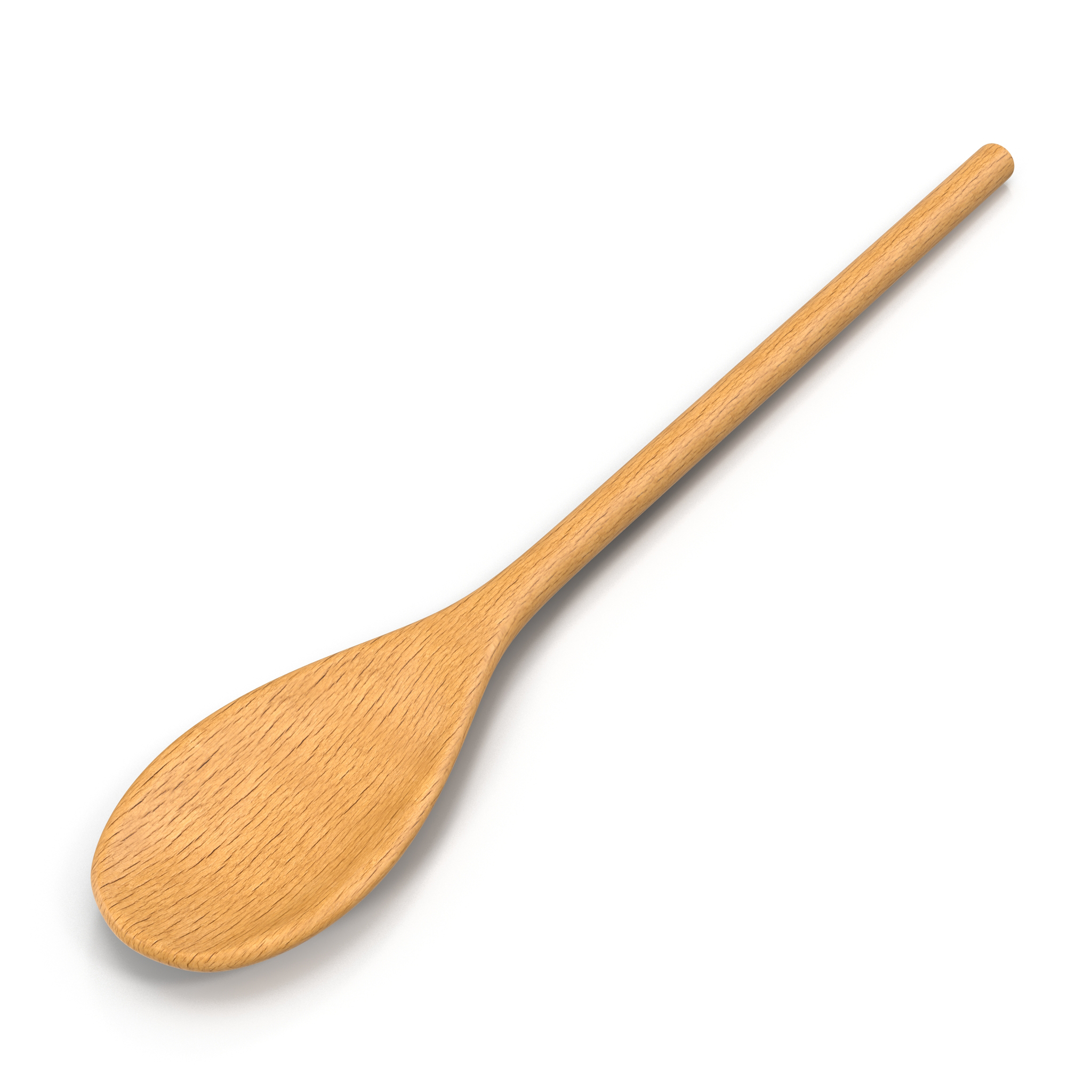 3d model wooden spoon