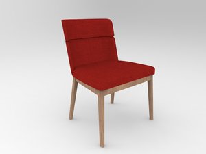 3d model capdell concord desk chair