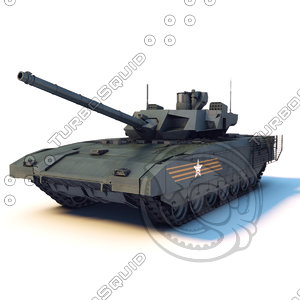 russian tank t-14 armata 3d max