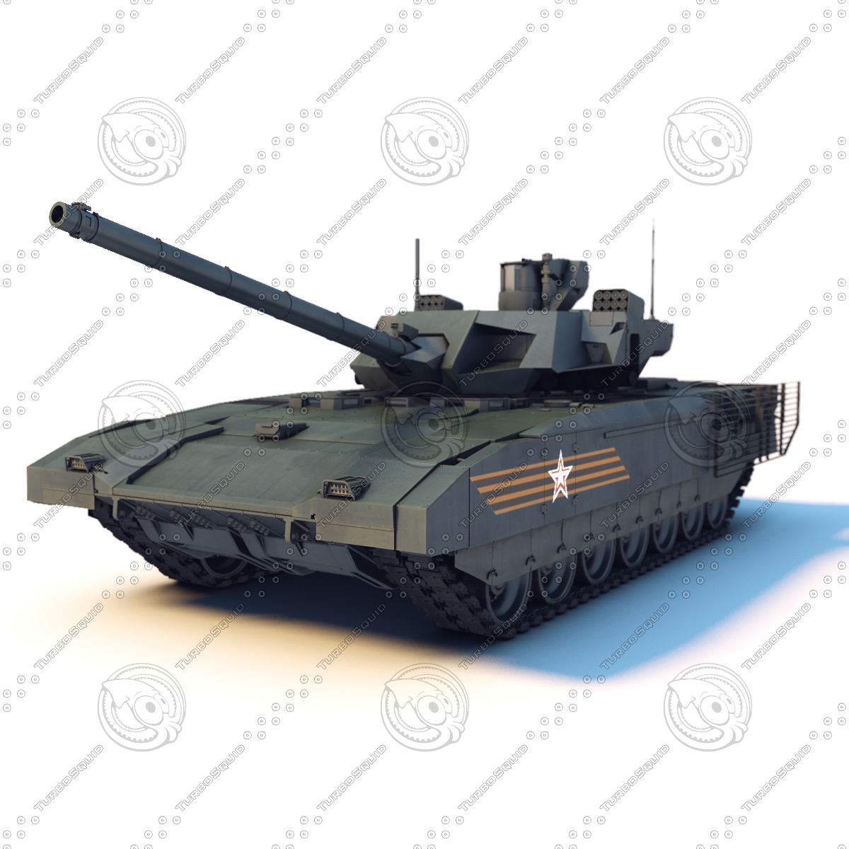 Russian Tank T 14 Armata 3d Max
