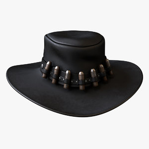 cowboy hat 3d c4d