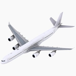 a340-600 simulations aircraft 3d max