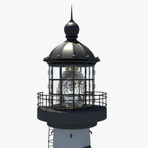 northern lighthouse light 3d ma