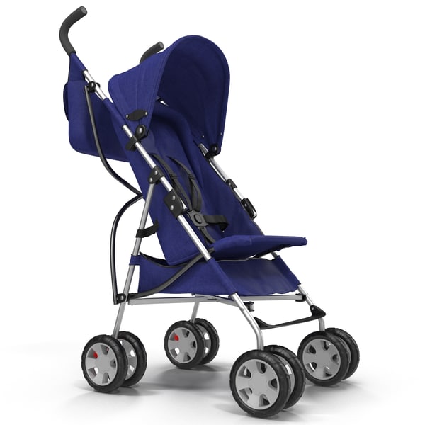 baby stroller blue