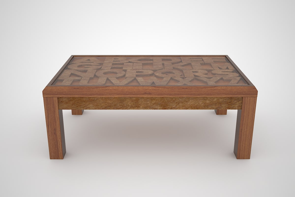 Coffee Table Abcd Dwg Free