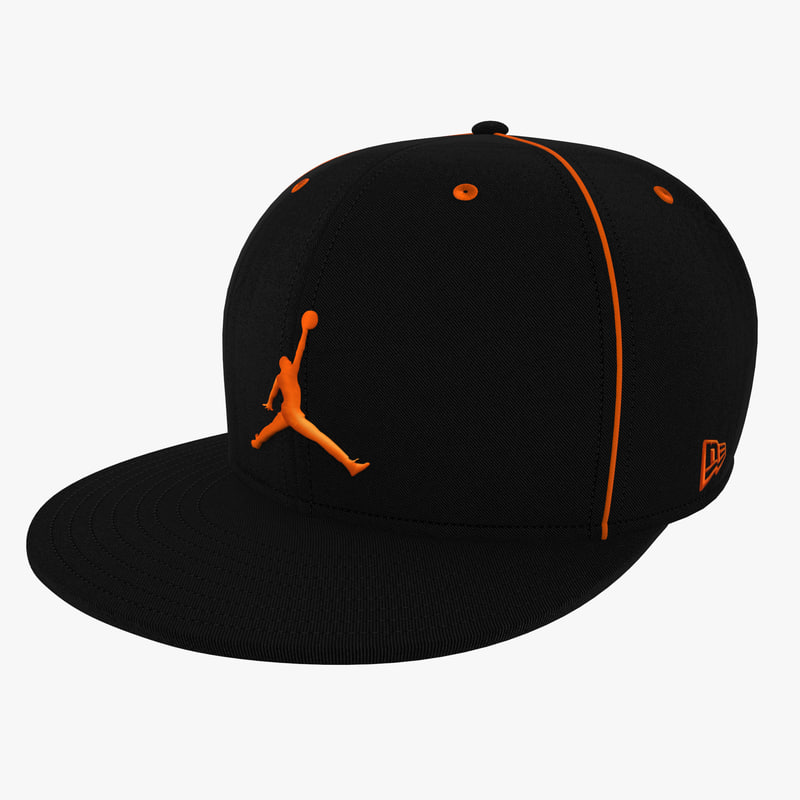 Download 3d model baseball cap air jordan